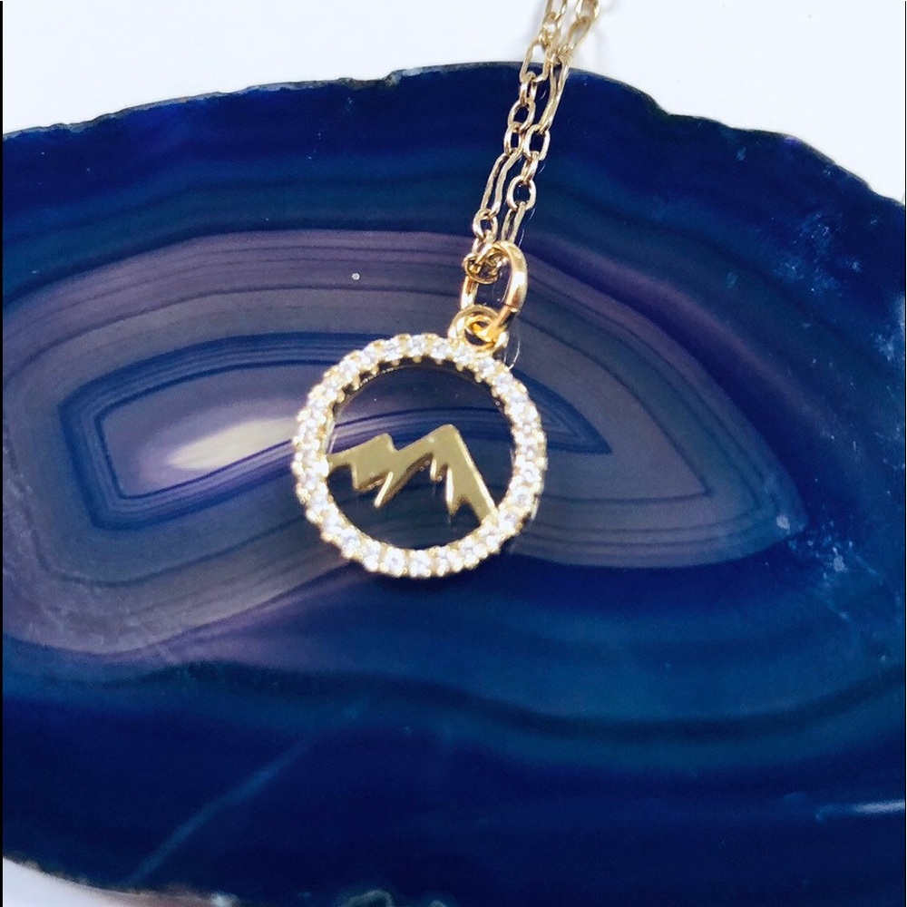 Mountain Necklace, Wanderlust ,Nature, Minimalist - Picture 3 of 10